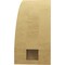Ekena Millwork 3-inch W x 6-inch D x 6-inch H Ozark Rough Cedar Woodgrain TimberThane Knee Brace, Primed BRCUR03X06X06OZKRCPR - alternate 3